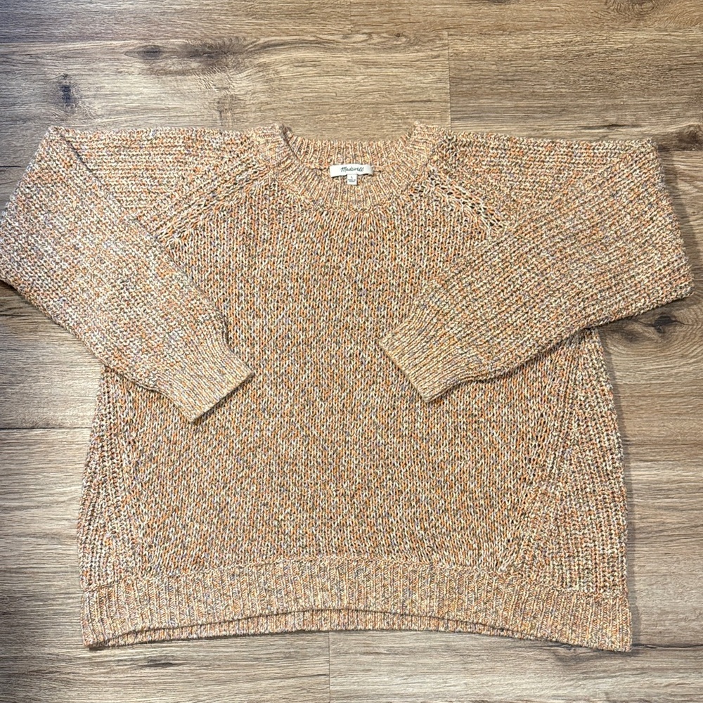 Madewell Speckled Knit Sweater Size L